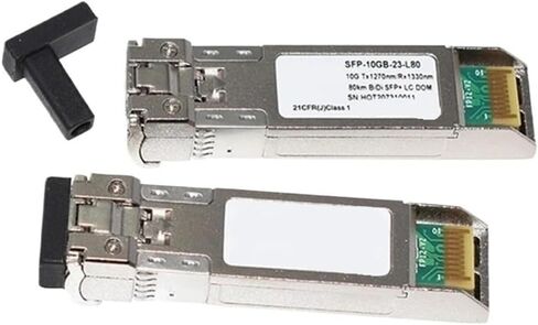 جهاز الإرسال والاستقبال البصري SFG-10G-23-L80 10G SFP + BIDI Tx1270nm Rx1330nm 80KM WDM الوحدة البصرية الأصلية (زوج واحد) in Kuwait