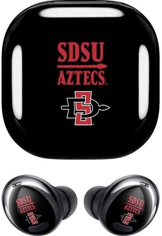 Skinit Decal Audio Skin Compatible with Samsung Galaxy Buds Pro - Officially Licensed Aztecs San Diego State Design in Saudi Arabia