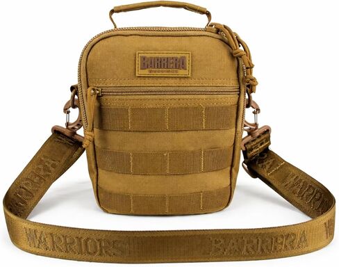 BARRERA warriors- Small Sling bag, Fanny pack for men, Mini Crossbody bag, Mini cross body fanny pack, Handbag Adjustable Bag, MOLLE shoulder bag, small tactical sling bag. (BLACK) in Saudi Arabia