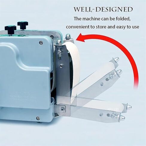 Automatic Dumpling Skin Maker Machine, Dumpling Ravioli Wonton Wrapper Machine, Commercial Dough Sheeter with Round Shaped Mold, 120W, Round Shaped Mold, 60pcs/Min in Saudi Arabia