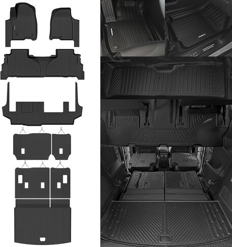 Naibeve Floor Mats for 2008-2018 Mercedes-Benz Sprinter - All Weather for Mercedes-Benz Sprinter Floor Mats Waterproof Interior Accessories in Saudi Arabia