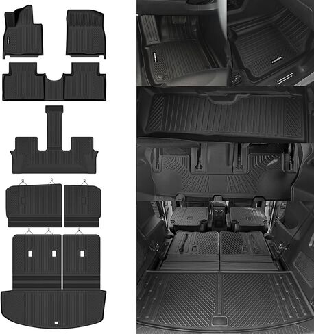 Naibeve Floor Mats for 2008-2018 Mercedes-Benz Sprinter - All Weather for Mercedes-Benz Sprinter Floor Mats Waterproof Interior Accessories in Saudi Arabia