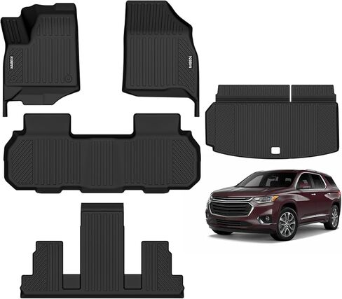 Naibeve Floor Mats for 2008-2018 Mercedes-Benz Sprinter - All Weather for Mercedes-Benz Sprinter Floor Mats Waterproof Interior Accessories in Saudi Arabia