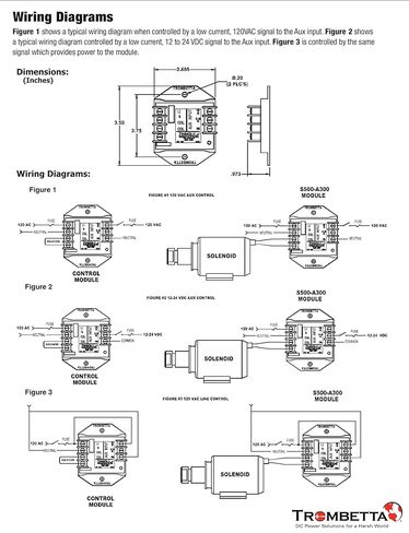 Trombetta S500-A300 Electronic Control Module, 120 Volt Part No. S500-A300 in Saudi Arabia