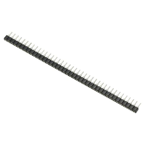 5Pair Gold Plated Single Row Round Pin 40P Straight Needle Male PCB Pin Header Pins 2.54 mm for Arduino Breadboard Pin headers in Saudi Arabia