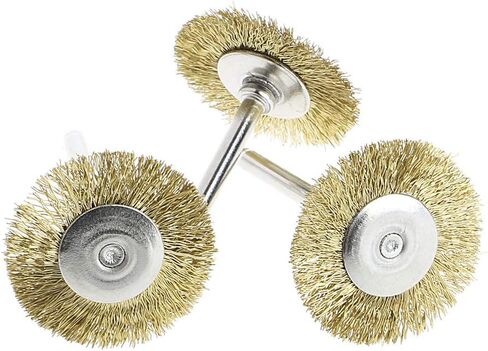 9 Brass Brush Wire Wheel Brushes Die Grinder Rotary Electric Tool For Engraver in Saudi Arabia