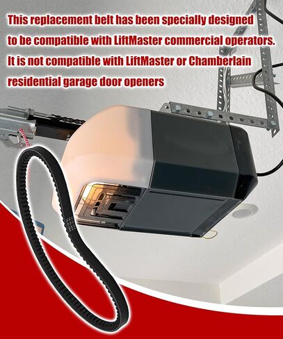 16-5L304 Notched V-Belt Compatible with LiftMaster Commercial Door Operators,Such as H,HJ,J,DH,DHJ,SL575GL (30.4in 5/8in) in Saudi Arabia