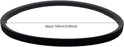 Z-487E V-Belt متوافق مع Skyworth Midea Classique CL6EL BK6EL Comfee 368195 SM650EL NWM60 تحميل علوي للغسالة، حزام محرك استبدال حزام بكرة ناقل الحركة in Kuwait