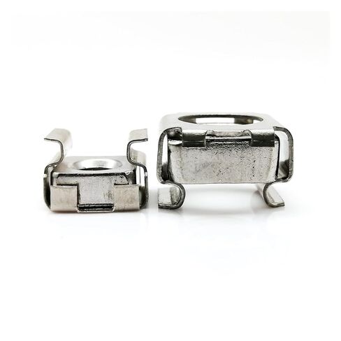 Cage Nuts,Small Parts, A2-70 304 Stainless Steel Square Elastic Rack Mount Server Cabinet Shelf Clip Floating Cage Nut (Size : 5pcs M8) in Saudi Arabia