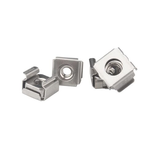 Cage Nuts,Small Parts, A2-70 304 Stainless Steel Square Clip Floating Cassette Cage Nut Server Cabinet Shelf Rack Mount M12 (Size : 10Pcs M6) in Saudi Arabia