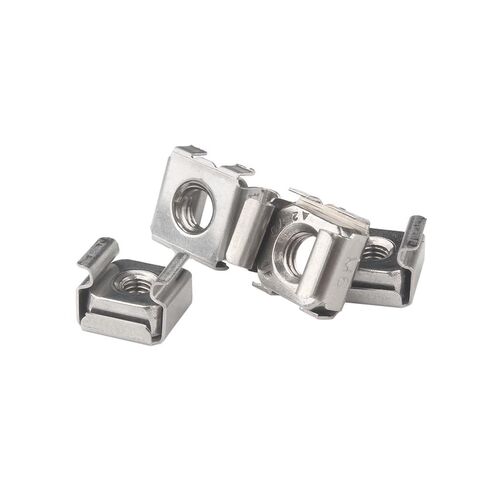 Cage Nuts,Small Parts, A2-70 304 Stainless Steel Square Clip Floating Cassette Cage Nut Server Cabinet Shelf Rack Mount M12 (Size : 10Pcs M6) in Saudi Arabia