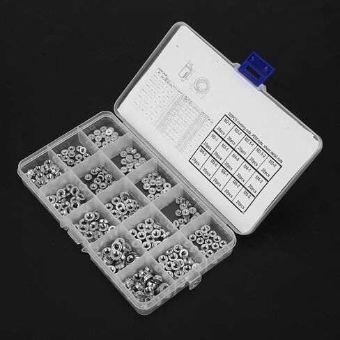 300 Nuts Pressure Rivet self Fastening Nuts Metal Fastener Tool for Automotive, Furniture Upholstery, Sheet Metal Assembly and Industrial Products in Saudi Arabia