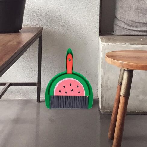 Small Dustpan and Brush Set, Watermelon Mini Dustpan and Brush Whisk Broom,Watermelon in Saudi Arabia