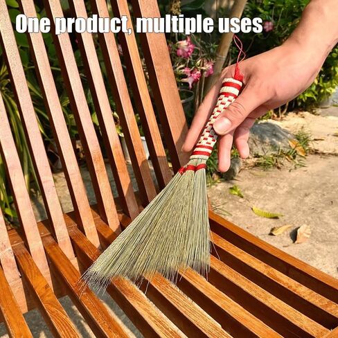 Mini Small Broom - Sweep Away Bad Luck, Attract Wealth - Car/Door Hanging Decor Small Broom for Home with Nylon Hanger (12cm) in Saudi Arabia