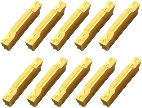 MGMN300-M إدراجات كربيد 3 مم لقطع الحز باستخدام الحاسب الآلي لحاملي أدوات MGEHR/MGIVR 10 عبوات لأجزاء الألومنيوم والنحاس الصلب in Kuwait