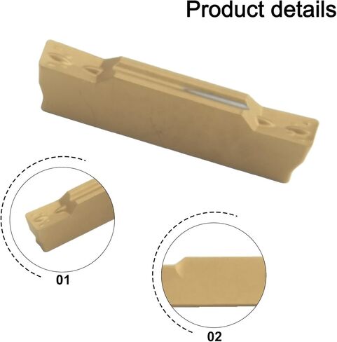 MGMN300-M إدراجات كربيد 3 مم لقطع الحز باستخدام الحاسب الآلي لحاملي أدوات MGEHR/MGIVR 10 عبوات لأجزاء الألومنيوم والنحاس الصلب in Kuwait