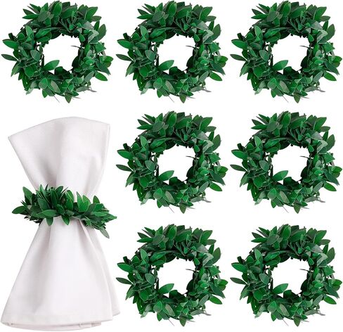 مجموعة حلقات منديل زهرة المزرعة من ونليكس مكونة من 8 قطع، حلقة منديل داليا وردية صناعية، حامل أبازيم منديل طبيعي للهدايا، تزيين الطاولة، عشاء عائلي، اتحاد (داليا - وردي) in Kuwait