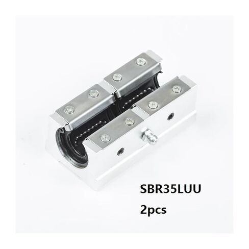 2pcs/lot SBR35LUU SME35LUU Bearing Open Type Linear Ball Motion Blocks for SBR35 35mm Guide Rail in Saudi Arabia