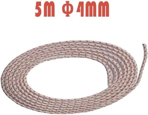 5M 4mm Pull Starter Traction Rope Compatible with Trimmers Cutters Chainsaws Lawn Mowers in Kuwait