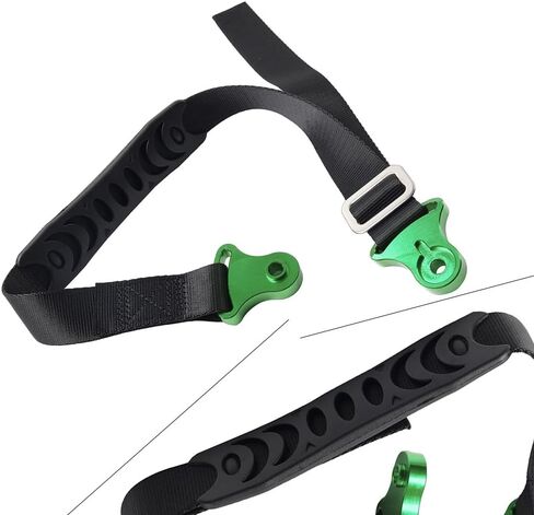 Cnonee1 1 Pc Pull Strap Rope Drive Belts Rescue Strap Iron Green Rear Universal for of motorcycle dirt bike in Saudi Arabia