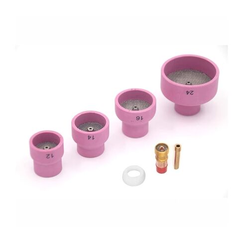 7pcs. Welding Machine Torch Nozzle Ring Cap Cover Gas Lens Kit WP9 / 20/25/17/18/26 Nozzle in Saudi Arabia