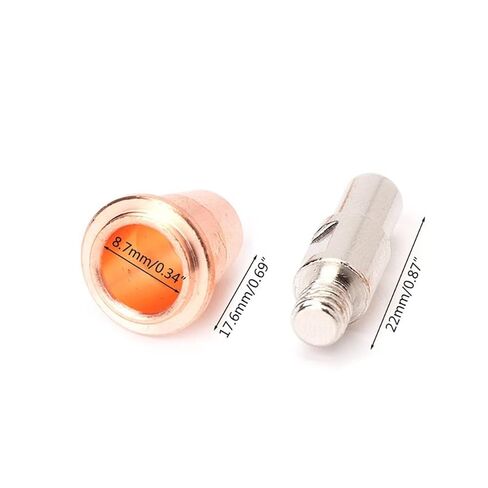 50pcs S45 Plasma Ferramenta Cutter Torch Consumables KIT Electrode 0.8mm Nozzle Tip for Welding Nozzle in Saudi Arabia