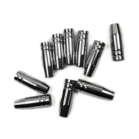 15AK Gas Nozzle 10pcs MIG Welding Gun Tip Shield Cup for MB 14AK Torch Nozzle in Saudi Arabia