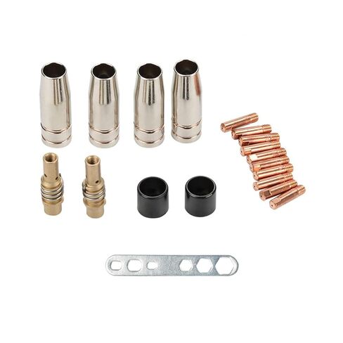 19PCS 15AK. Nozzle Contact Tip Frame Welder Consumes Welding Tool Accessories Suitable for Gun Nozzle in Saudi Arabia