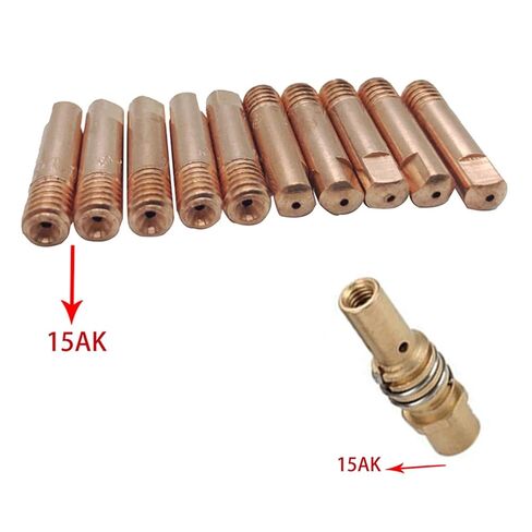 19PCS 15AK. Nozzle Contact Tip Frame Welder Consumes Welding Tool Accessories Suitable for Gun Nozzle in Saudi Arabia