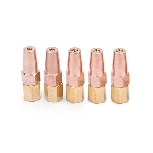 5 Pcs H01-6 Propane Gas Welding Nozzle Oxygen Contact Tips Holder Nozzle in Saudi Arabia