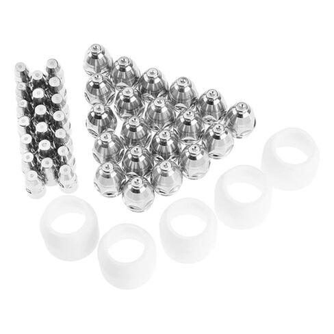 P-80 Plasma Accessories Wear Parts, Nozzle + Electrode + Ceramic Cover for Cutting Gun Welding Nozzle in Saudi Arabia