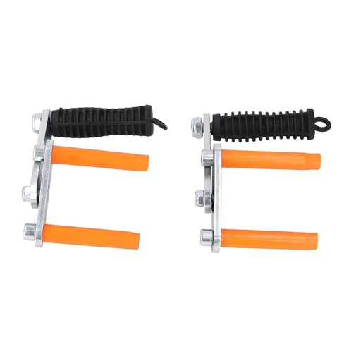 حامل رفع بمقبض معدني ثقيل، حامل مشبك لوحة، مقبض محمول يتعامل بكفاءة مع أدوات رفع الألواح الثقيلة وحاملات الحوائط الجافة للأبواب ونافذة الخشب الرقائقي، الجزء السفلي أسود in Kuwait