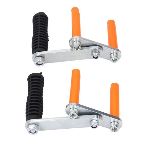 حامل رفع بمقبض معدني ثقيل، حامل مشبك لوحة، مقبض محمول يتعامل بكفاءة مع أدوات رفع الألواح الثقيلة وحاملات الحوائط الجافة للأبواب ونافذة الخشب الرقائقي، الجزء السفلي أسود in Kuwait