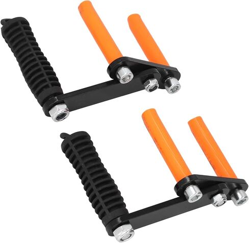 Zunate 2Pcs Plywood Carrier Tool for Lifting Panels, Glass, Drywall, and Wood, 115KG Load Capacity, Ergonomic Handle, Steel Construction, Black in Kuwait