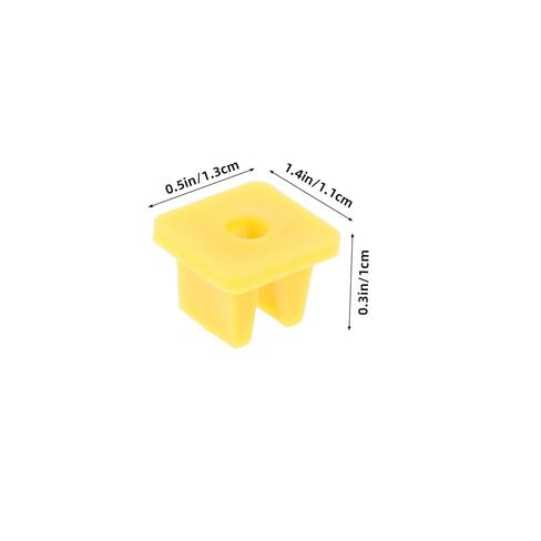 Ciieeo 100pcs Car Engine Splash Shield Retainer Clips Square Hole Panel Fasteners Compatible Car Models Sturdy in Saudi Arabia
