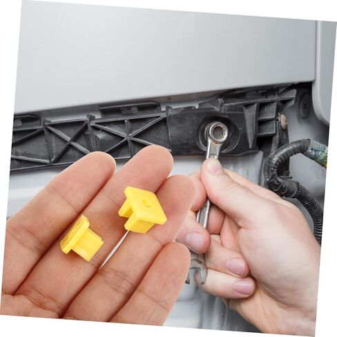 Ciieeo 100pcs Car Engine Splash Shield Retainer Clips Square Hole Panel Fasteners Compatible Car Models Sturdy in Saudi Arabia