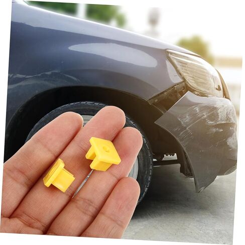 Ciieeo 100pcs Car Engine Splash Shield Retainer Clips Square Hole Panel Fasteners Compatible Car Models Sturdy in Saudi Arabia