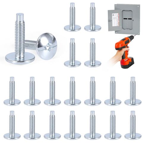 براغي بديلة لغطاء مركز التحميل المتوافقة - تناسب لوحات Square D S106 وSiemens ECTS2، QO/Homeline، مراكز تحميل Murray - براغي اللوحة الكهربائية المطلية بالزنك، 20 قطعة in Kuwait