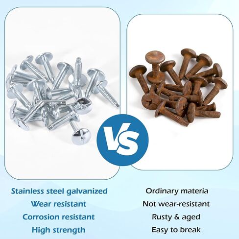 براغي بديلة لغطاء مركز التحميل المتوافقة - تناسب لوحات Square D S106 وSiemens ECTS2، QO/Homeline، مراكز تحميل Murray - براغي اللوحة الكهربائية المطلية بالزنك، 20 قطعة in Kuwait
