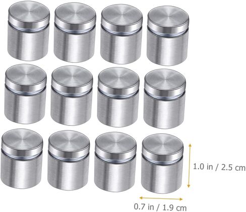 Ciieeo 48pcs Stainless Steel Sign Mounting Screws Advertising Nails for Panels Resistant Hardware for Indoor and Outdoor Use in Saudi Arabia