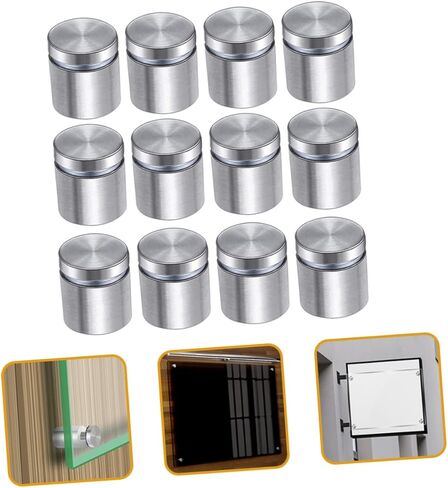 Ciieeo 48pcs Stainless Steel Sign Mounting Screws Advertising Nails for Panels Resistant Hardware for Indoor and Outdoor Use in Saudi Arabia