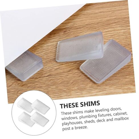 Holibanna 12-Piece Furniture Leveling Shims Non-Slip Adjustable Levelers for Cabinets Tables and Home Improvement DIY Projects in Kuwait