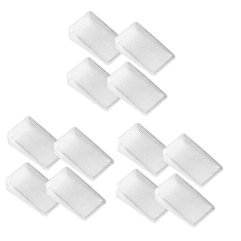 DECHOUS 12pcs Wedge Furniture Shims for Leveling Tables Cabinets and Sofas Adjustable Height Sturdy Plastic Construction for Home and DIY Projects in Saudi Arabia