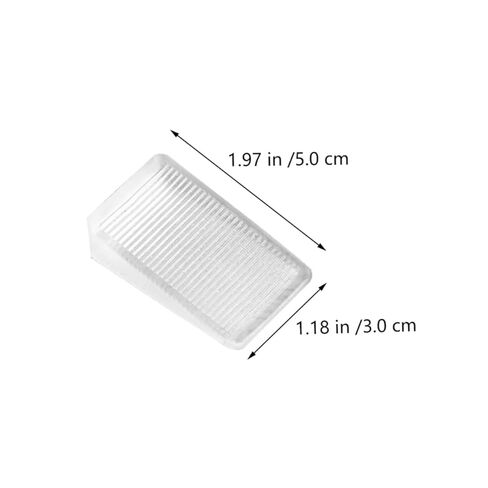 DECHOUS 12pcs Wedge Furniture Shims for Leveling Tables Cabinets and Sofas Adjustable Height Sturdy Plastic Construction for Home and DIY Projects in Saudi Arabia