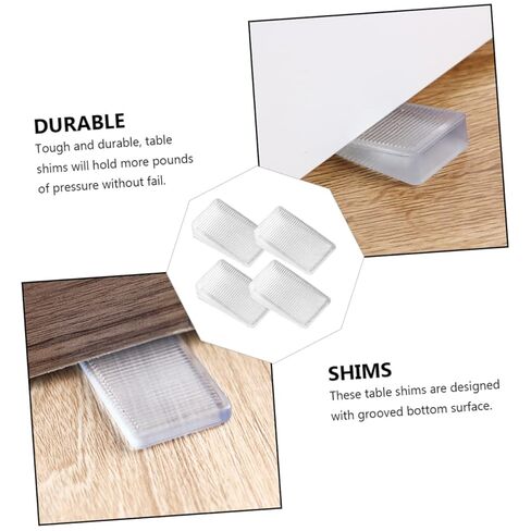 12Pcs Wedge Levelers Furniture Shims for Stabilizing Uneven Tables and Cabinets Non Slip Design for Easy Leveling of Doors Windows and More in Saudi Arabia