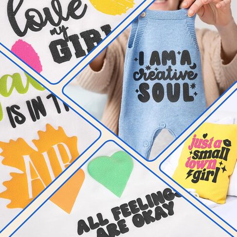 TECKWRAP Puff Vinyl Heat Transfer 3D - 10" x 60" Adhesive HTV Iron on Vinyl for All Cutter Machine Puffy Heat Press Vinyl for Shirts Easy to Cut & Weed (Black) in Kuwait