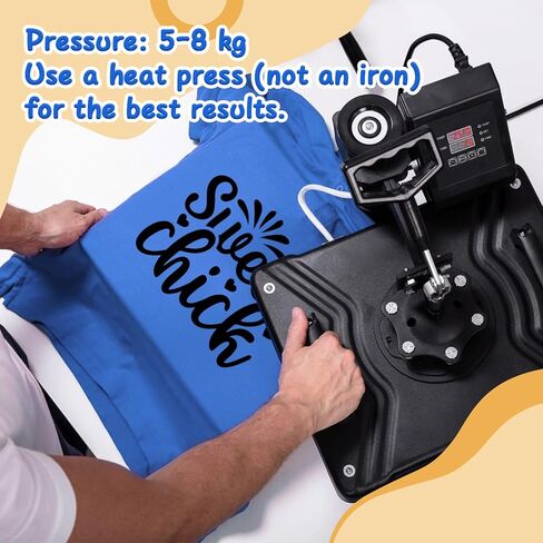 TECKWRAP Puff Vinyl Heat Transfer 3D - 10" x 60" Adhesive HTV Iron on Vinyl for All Cutter Machine Puffy Heat Press Vinyl for Shirts Easy to Cut & Weed (Black) in Kuwait