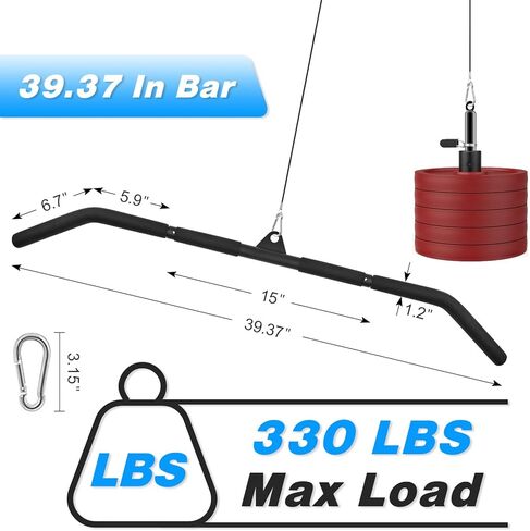 نظام بكرة كابل اللياقة البدنية، ملحقات آلة السحب والرفع في صالة الألعاب الرياضية، معدات التدريبات المنزلية للعضلة ذات الرأسين ثلاثية الرؤوس، الكتف، الذراع، الساعد، تمرين قوة العضلات in Kuwait