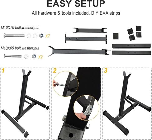 حامل Viking Press Landmine، حامل دعم من الفولاذ عالي التحمل بسعة 400 رطل، مرفق لغم أرضي بارتفاع 30 بوصة مع بطانة مضادة للانزلاق وأقدام مطاطية، يناسب القضبان الأولمبية مقاس 2 بوصة للصالة الرياضية المنزلية in Kuwait