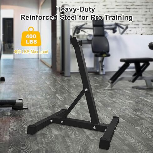 حامل Viking Press Landmine، حامل دعم من الفولاذ عالي التحمل بسعة 400 رطل، مرفق لغم أرضي بارتفاع 30 بوصة مع بطانة مضادة للانزلاق وأقدام مطاطية، يناسب القضبان الأولمبية مقاس 2 بوصة للصالة الرياضية المنزلية in Kuwait